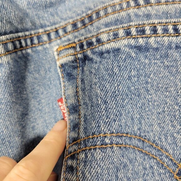 LEVI'S 550 Women's 22 (40x30) Relaxed Fit Tapered Leg Jeans USA Made vintage - Picture 9 of 16